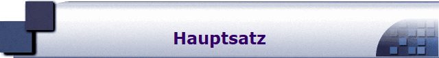 Hauptsatz